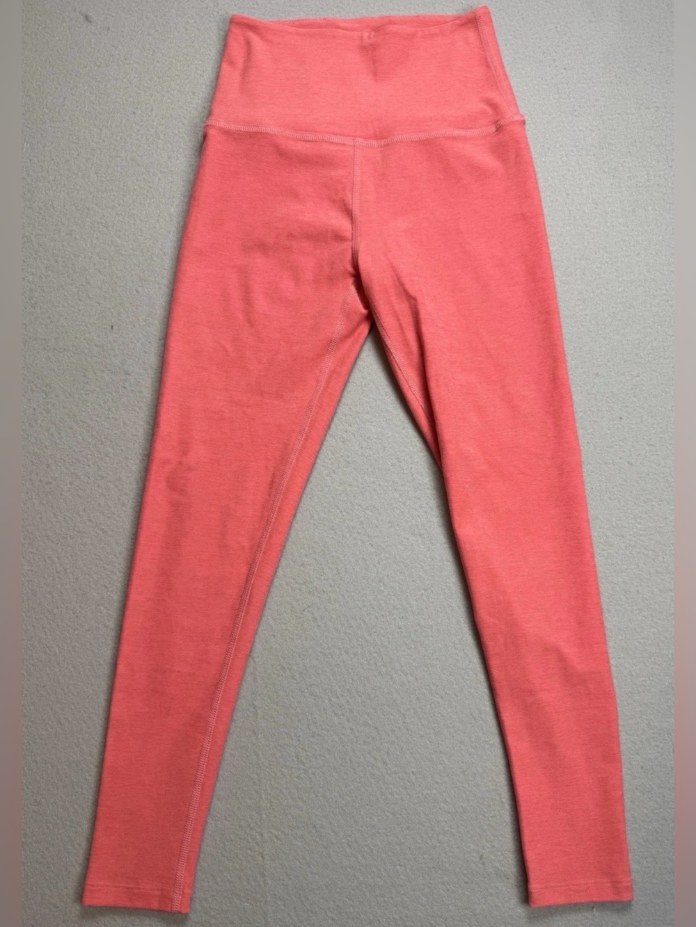Beyond Yoga Womens Spacedye Caught In The Midi High Rise Legging Coral Heather-S